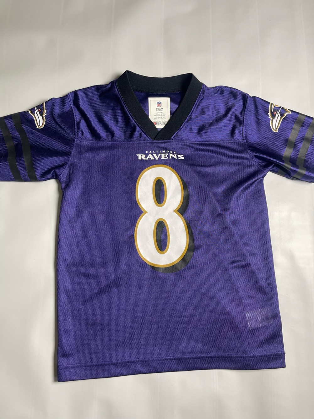 Baltimore Ravens Kids #8 jackson youth M 8/10 Jersey